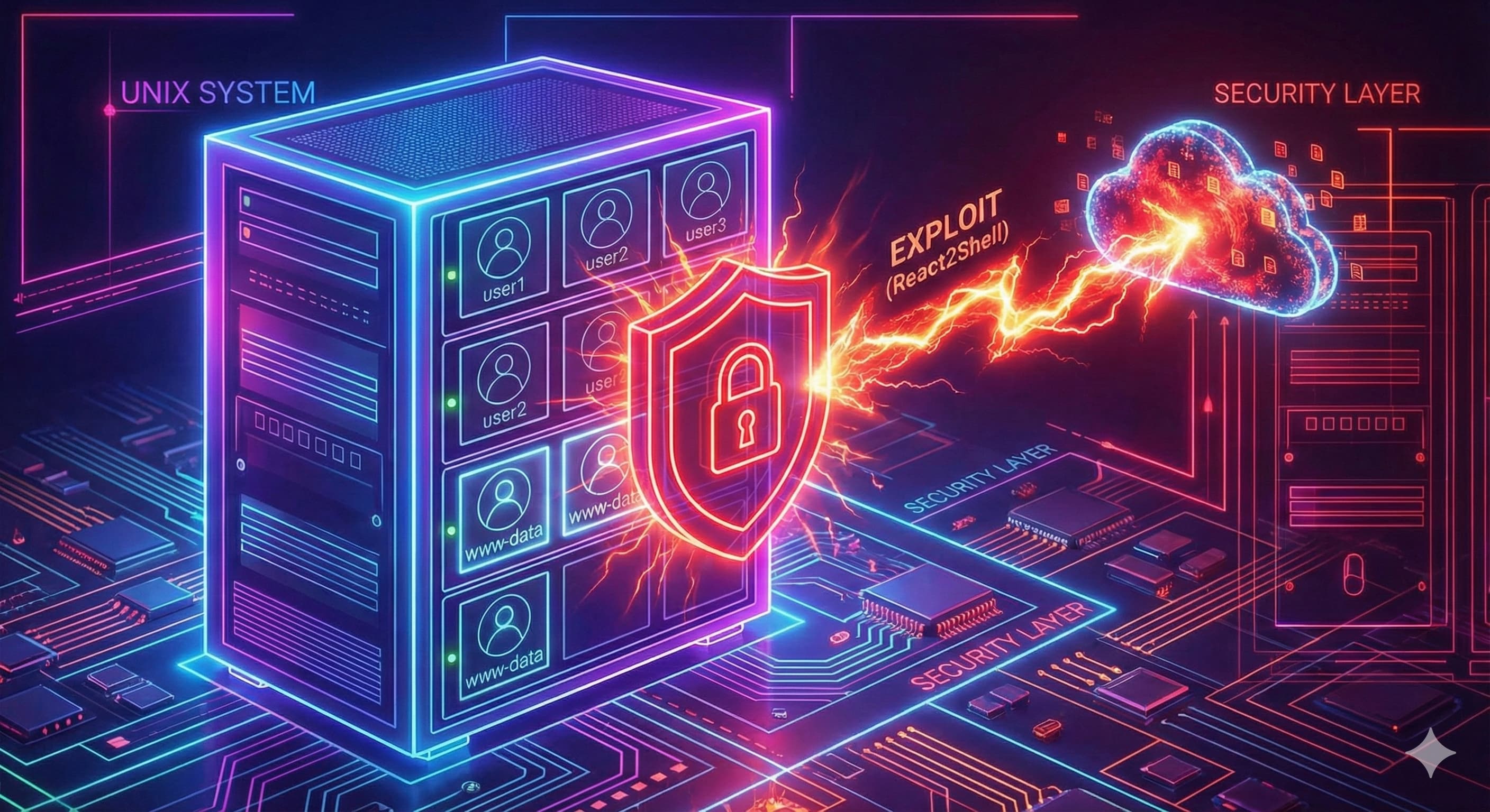 How Basic Unix User Isolation Saved My Server from "React2Shell" (CVE-2025-55182)